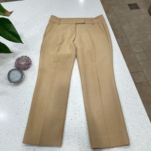 Women’s Ann Taylor Loft Straight Leg Trouser Pants Size 4 Taupe/Tan Color